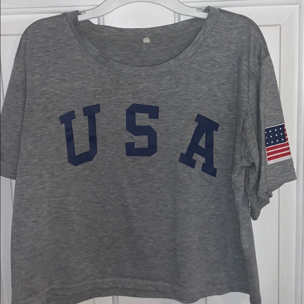 USA Crop Top
